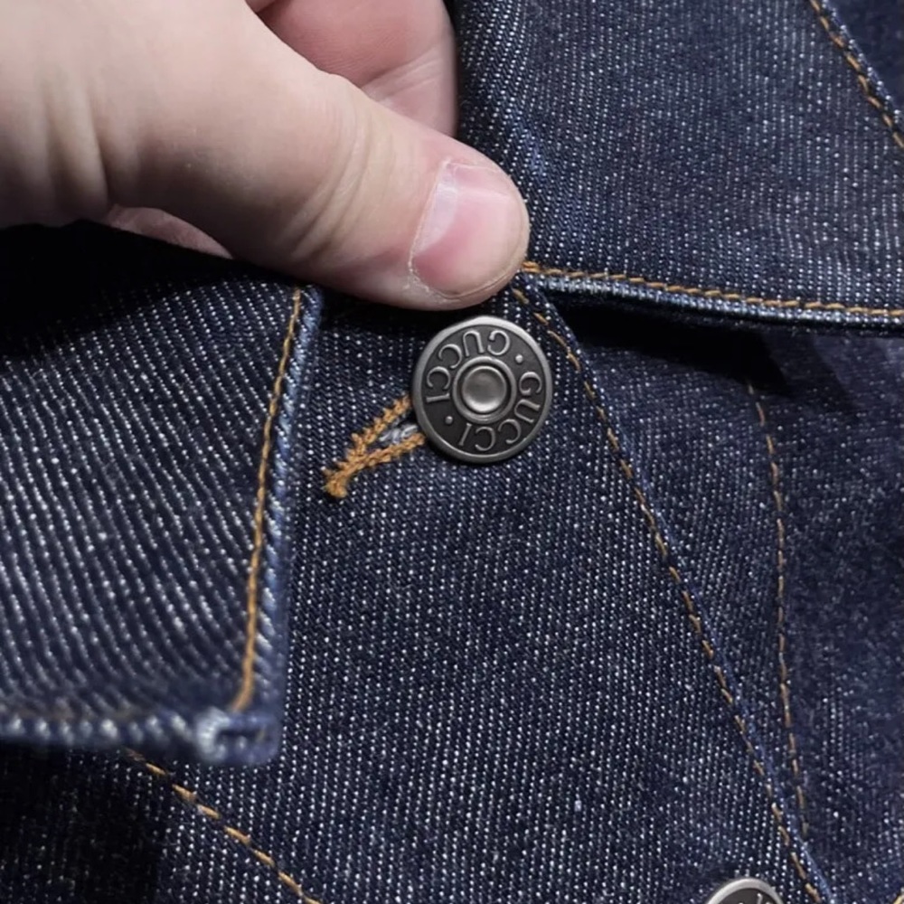 Gucci Dark Blue Jeans Jacket.